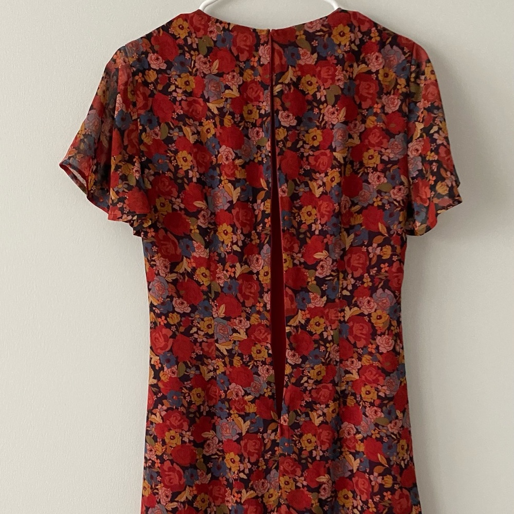 Mixed floral short dress from revolve. - Picture 5 of 5